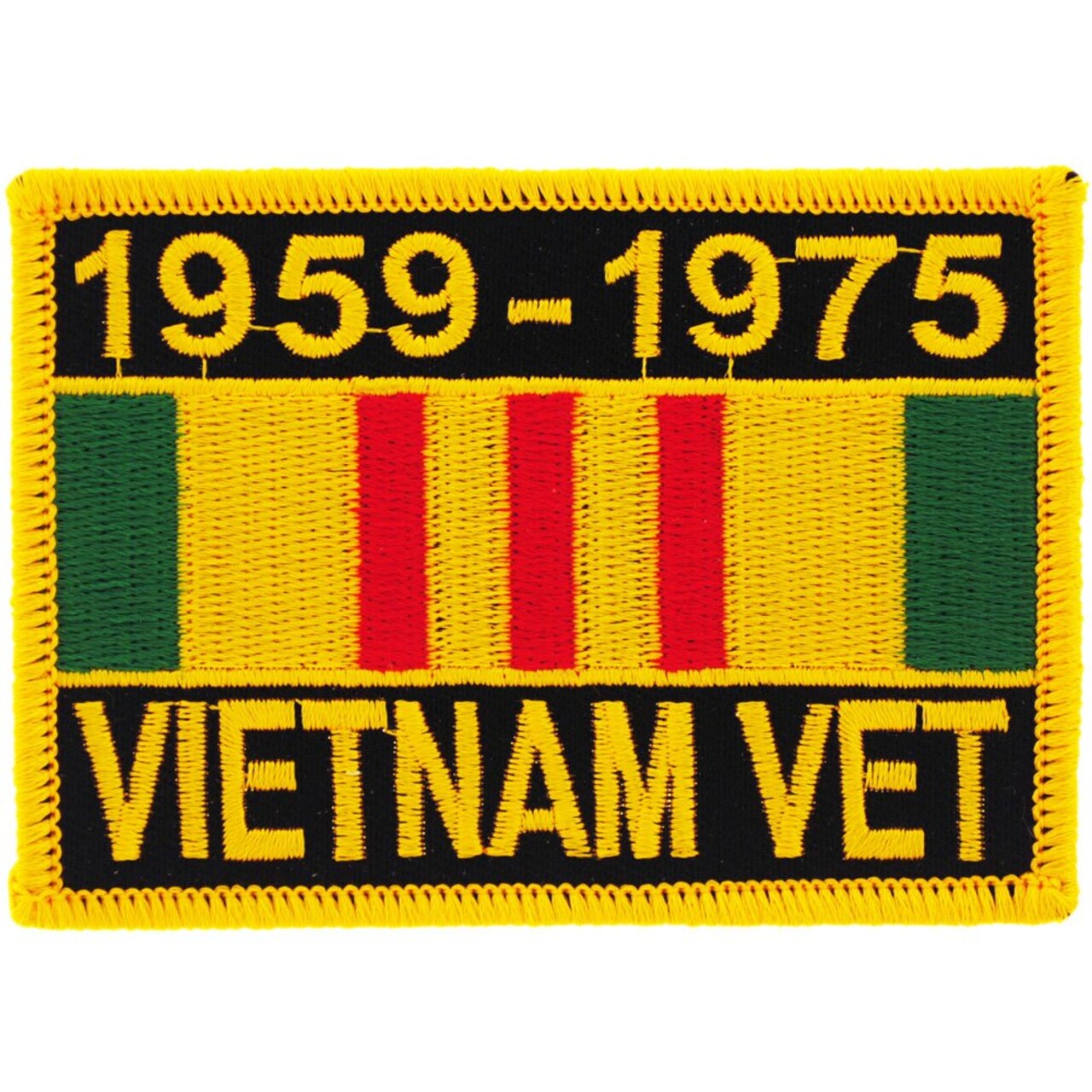 Vietnam Veteran Service Ribbon Patch 1959-1975 Military Commemoratives
